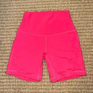 Lululemon Athletica Align Bright Pink Bike Shorts
